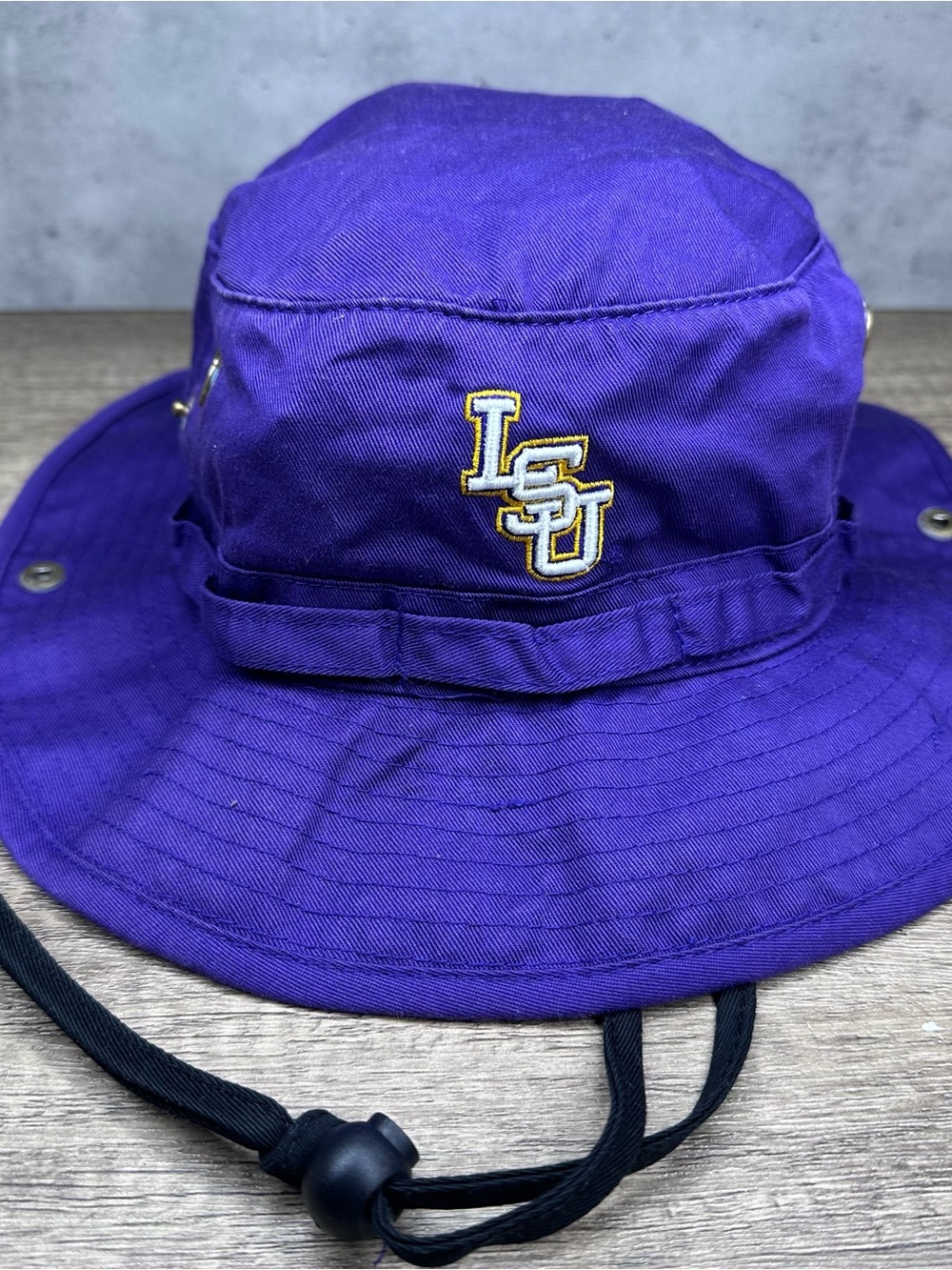 LSU Tigers Top of the World Baseball Purple Bucket Hat~One Size